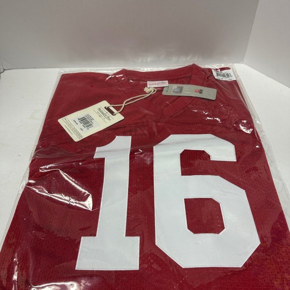 Authentic Joe Montana San Francisco 49ers Jersey Mitchell & Ness Throwback Large - Picture 6 of 11